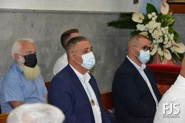 Solemne función religiosa en el templo de Lomo Magullo en honor de la Virgen de las Nieves/Francisco Javier Santana.